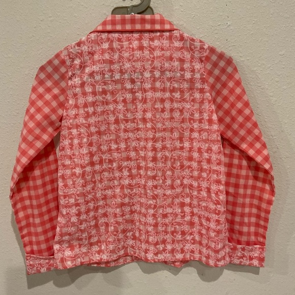 American Girl Tenney Grant Pajamas (Top only) Gingham Plaid Girl’s Sz M (10-12) - Picture 2 of 7